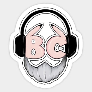 Bearded Fairy Logo Sticker